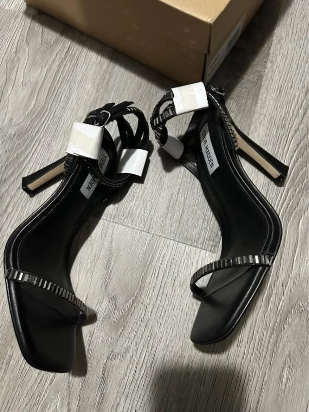 Steve Madden Women's Thierry Ankle-Wrap Rhinestone Shoes